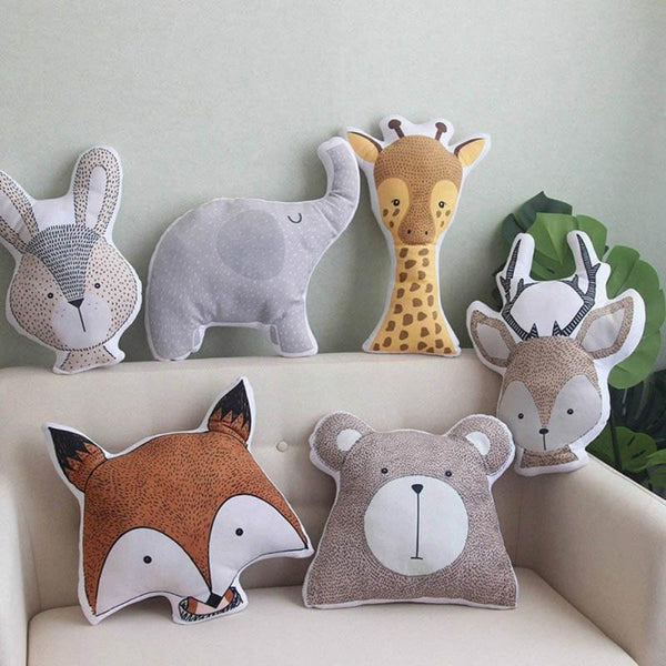 Cute Animals Shape Pillows For Kids – Pink Blue Baby Shop