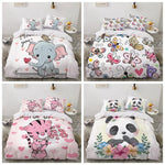 Cute Cartoon Cats Bedding For Kids - Pink & Blue Baby Shop - Review