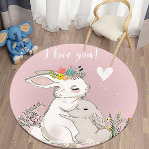 Decorative Carpet Bunny Designs for Kids - Pink & Blue Baby Shop - Review