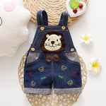 Denim Overalls for Boys and Girls - Cute Lion Design - Pink & Blue Baby Shop - Review