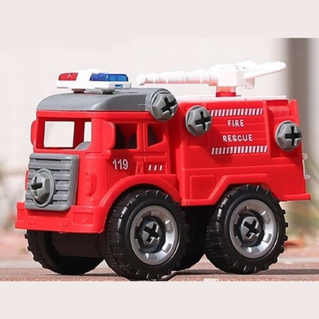 Educational DIY Firetrucks Set - Pink & Blue Baby Shop - Review