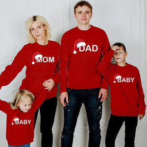 Family Matching Christmas Sweaters - Dad/Mom/Kid - Pink & Blue Baby Shop - Review