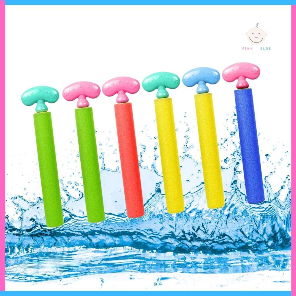 Foam Water Blaster - 6 Pieces Value Pack - Pink & Blue Baby Shop - Review