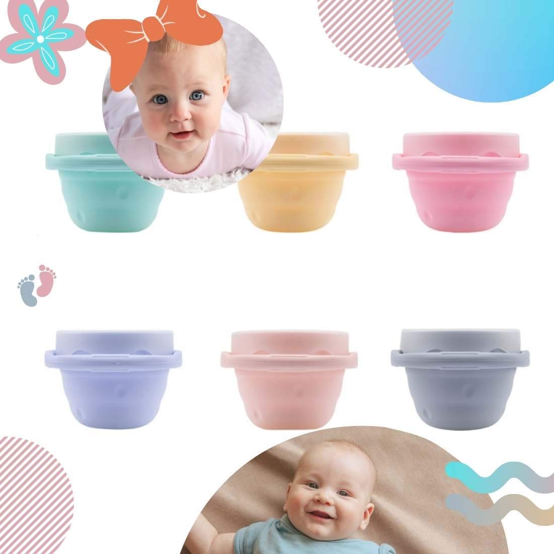 Baby Silicone Snack Cup