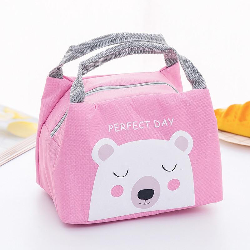 Funny Thermal-Insulated Kid Lunch Bag - Pink & Blue Baby Shop - Review