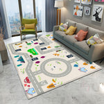 High Quality Rug for Children - Traffic & Cars Design - Pink & Blue Baby Shop - Review