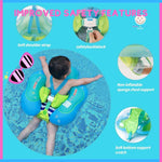 Inflatable Baby & Toddler Swimming Ring with Sunshade - Pink & Blue Baby Shop - Review