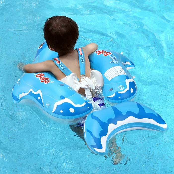 Inflatable PVC Ring Float for Toddlers and Kids - Pink & Blue Baby Shop - Review