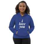 Kids Hoodie I Love You - Pink & Blue Baby Shop - Review