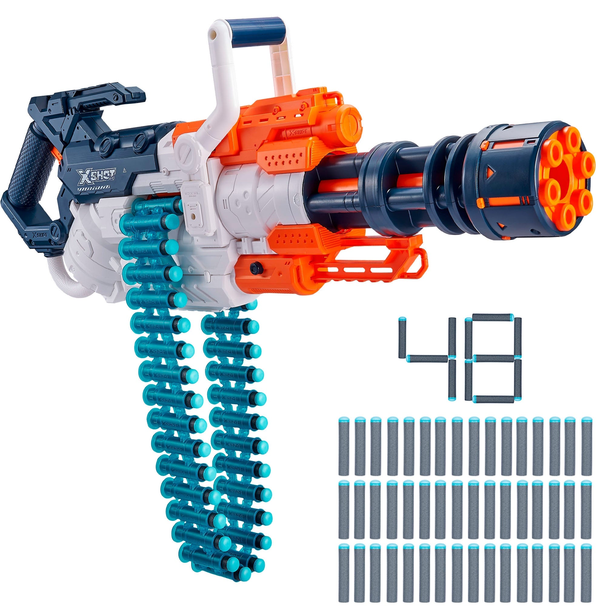 Toy Machine Gun with Soft Bullets / Nerf Blaster – Pink & Blue