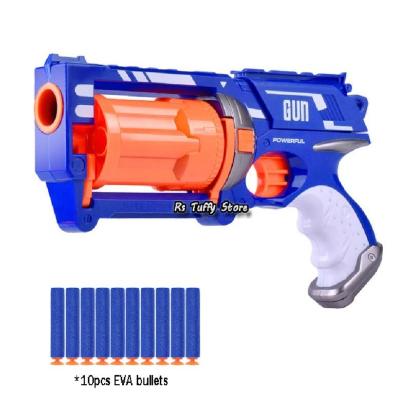 Manual Soft Bullets Gun Toy - Pink & Blue Baby Shop - Review