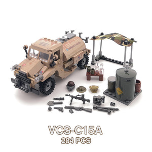 Military Vehicle WC54 Ambulance & C15A Water Tank Lorry Army Toys - Pink & Blue Baby Shop - Review