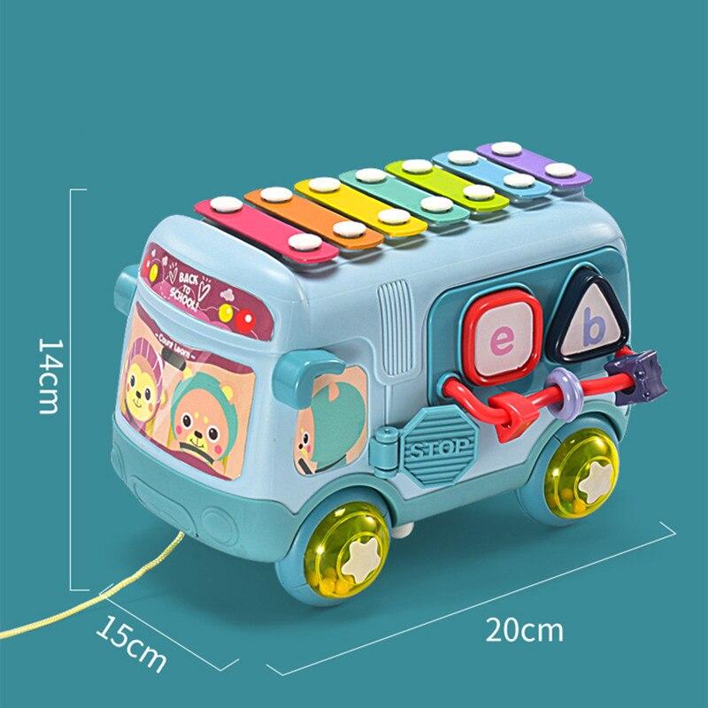 Multi-functional Montessori Baby Bus Toy - Pink & Blue Baby Shop - Review