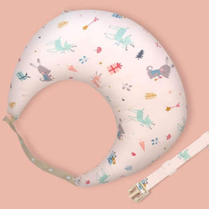 Multifunctional Nursing Pillow + Neck Strap – Pink & Blue Baby Shop
