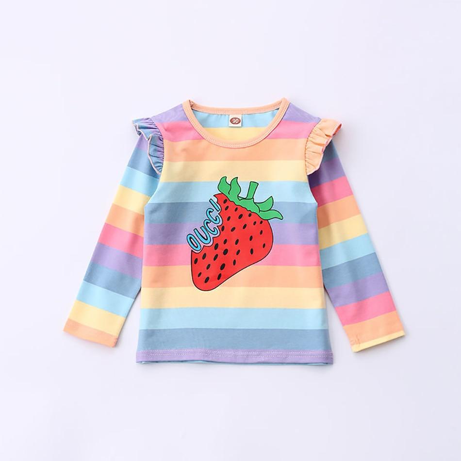 New Arrival - Long Sleeves Colorful T-Shirt For Girls - Pink & Blue Baby Shop - Review