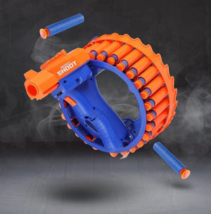 Electric Soft Bullets Gun Toy/ Nerf Blaster - Pink & Blue Baby Shop - Review