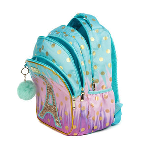 NEW! School Backpack + Pencil Case for Girls - Pink & Blue Baby Shop - Review