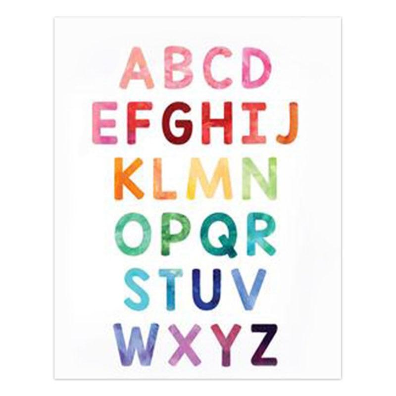Numbers & Alphabet Canvas For Kids' Rooms - Pink & Blue Baby Shop - Review