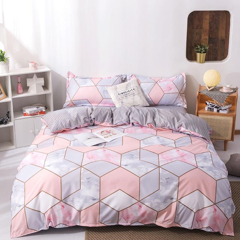 Pink Geometrical Bed Set Design For Kids - Pink & Blue Baby Shop - Review