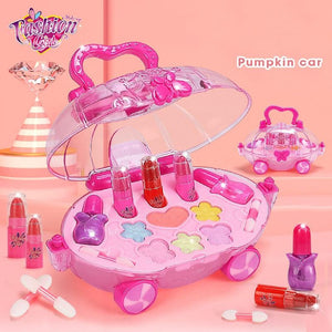 Kids Makeup Toys Kit For Girl Washable Cosmetics Toys Set Pretend Game  Princess Eyeshadow Blush Lipstick Makeup Handbag Ordinary - Realistic  Reborn Dolls for Sale