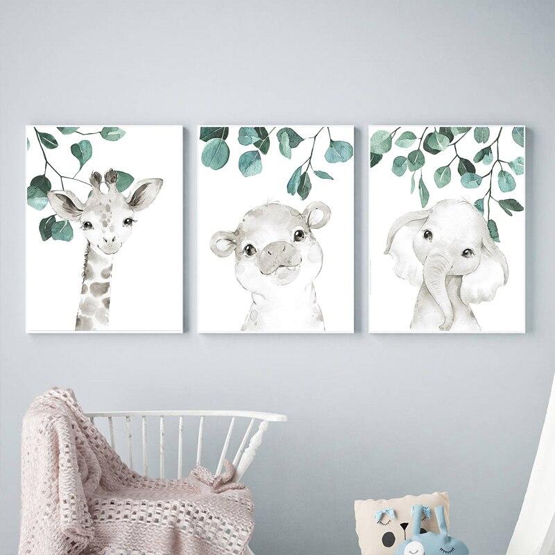 Safari Baby Animals Canvas - Pink & Blue Baby Shop - Review