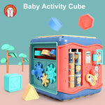 Six Sided Box Baby Educational Toy - Pink & Blue Baby Shop - Review