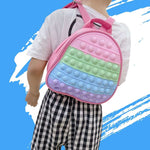 School Backpack with Push Bubble Fidget for Toddlers & Kids - Pink & Blue Baby Shop - Review