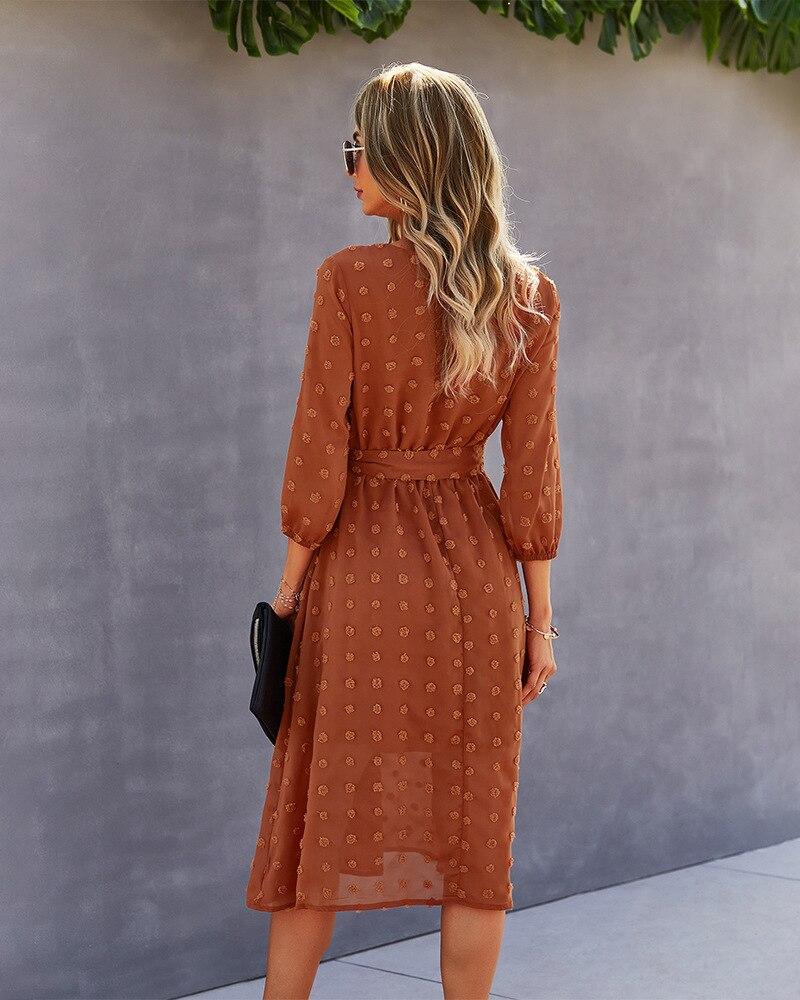 Solid Midi Post Maternity Dress Autumn-Spring L / Yellow Solid Midi Post Maternity Dress Autumn-Spring L / Yellow
