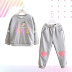 Spring / Autumn 2 Pcs Unicorn Long Sleeves Tee + Pants - Pink & Blue Baby Shop - Review