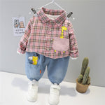 Spring Autumn Baby Boys Clothing Sets Cartoon Giraffe - Pink & Blue Baby Shop - Review