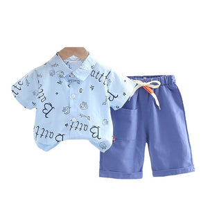 Bo + Tee - Bo + Tee Baby Blue Leggings on Designer Wardrobe