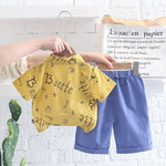 Spring / Summer 2 Pcs Clothing Fashion Design T-Shirt + Shorts - Pink & Blue Baby Shop - Review