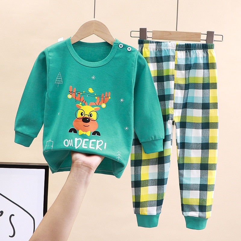 Spring/Autumn/Winter Rein Deer Pajama for Kids - Pink & Blue Baby Shop - Review