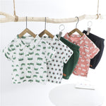 Spring/Summer 2 Pcs Cartoon Clothing Set Animals Shirt + Shorts - Pink & Blue Baby Shop - Review