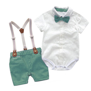 infant summer clothing Summer 4 Pcs Baby Clothing Sets 12M / Set 7
