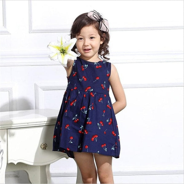 Pink Blue Baby Shop Summer Dress for 3 8 Years Old Girls 8T