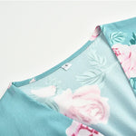 Summer Pregnancy/Nursing Floral Print Dress - Pink & Blue Baby Shop - Review