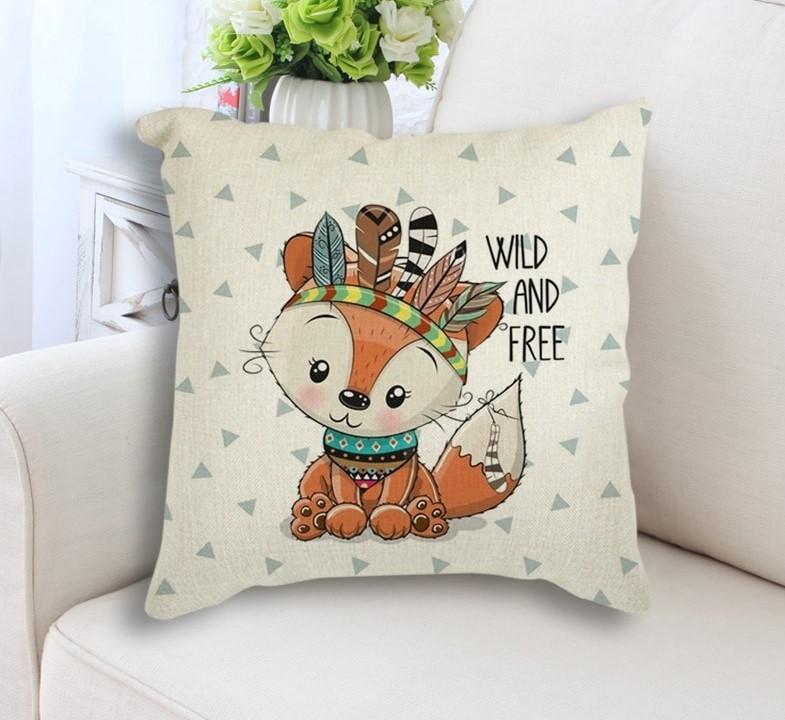 Throw Pillows For Kids With Cartoon Animals - Pink & Blue Baby Shop - Review