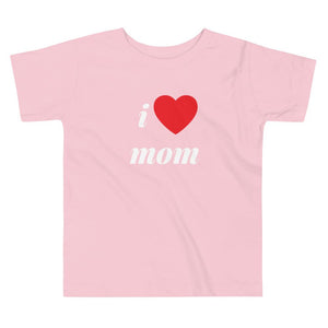 Toddler Short Sleeve Tee I Love Mom - Pink & Blue Baby Shop - Review
