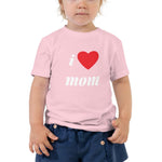 Toddler Short Sleeve Tee I Love Mom - Pink & Blue Baby Shop - Review