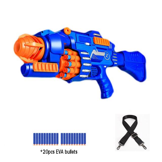 Electric Soft Bullets Nerf Gun Toy - Pink & Blue Baby Shop - Review