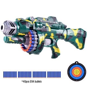 Rindende Serena Janice Electric Soft Bullets Nerf Gun Toy – Pink & Blue Baby Shop