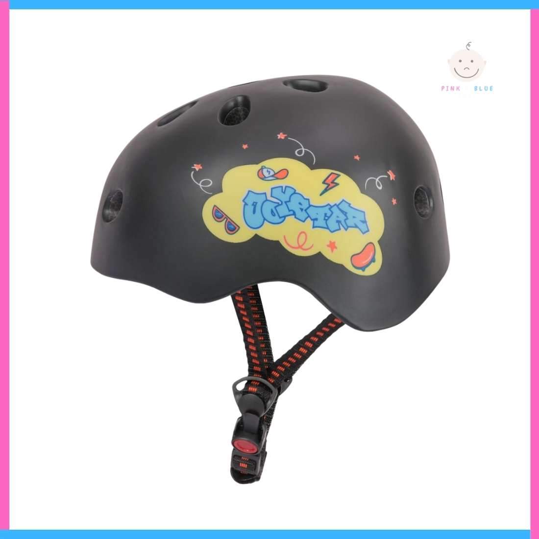 Ultralight Bicycle Helmet For Kids - Pink & Blue Baby Shop - Review