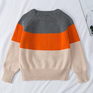 Unisex Autumn/Winter Knitted Pullover for Toddlers and Kids - Pink & Blue Baby Shop - Review