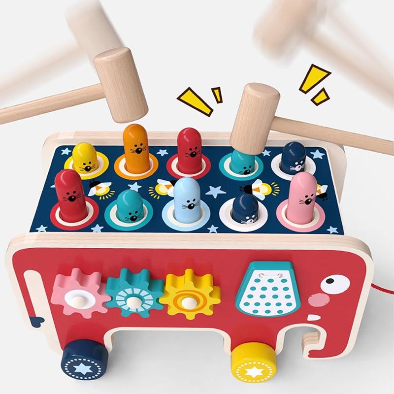 Whack-A-Mole Wooden Baby Toy - Pink & Blue Baby Shop - Review