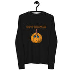 Youth long sleeve tee - Cute Halloween Pumpkin - Pink & Blue Baby Shop - Review