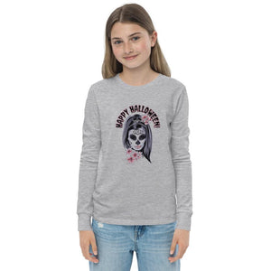 Youth long sleeve tee - Halloween Mask - Pink & Blue Baby Shop - Review