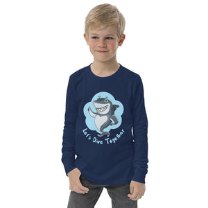 Youth long sleeve tee - Lets Dive - Pink & Blue Baby Shop - Review