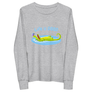Youth long sleeve tee - Life is Good - Pink & Blue Baby Shop - Review
