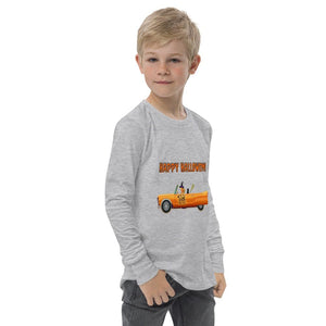 Youth long sleeve tee - Witch In the Car - Pink & Blue Baby Shop - Review